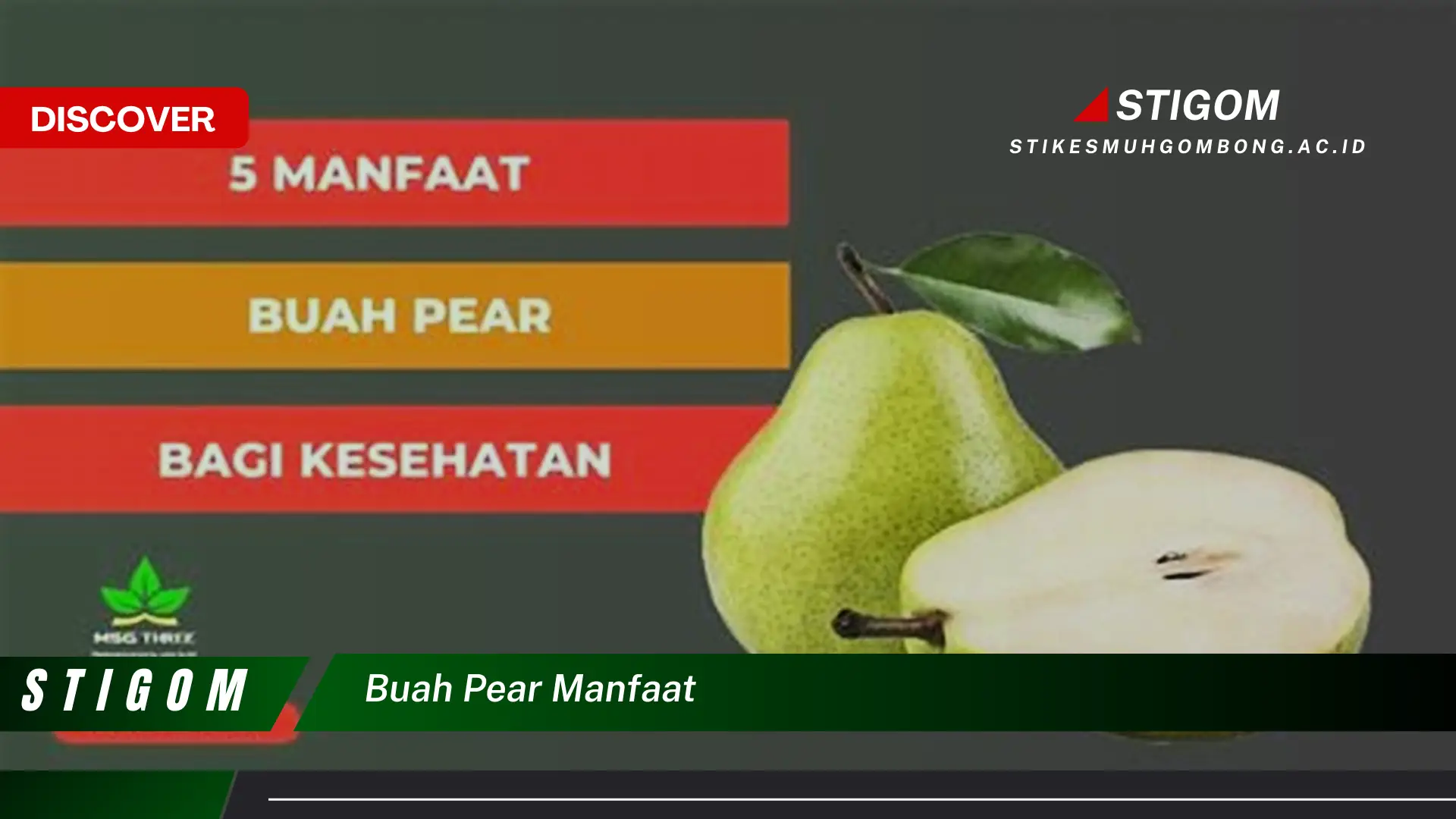 Ketahui 9 Manfaat Buah Pear untuk Kesehatan Tubuh Anda