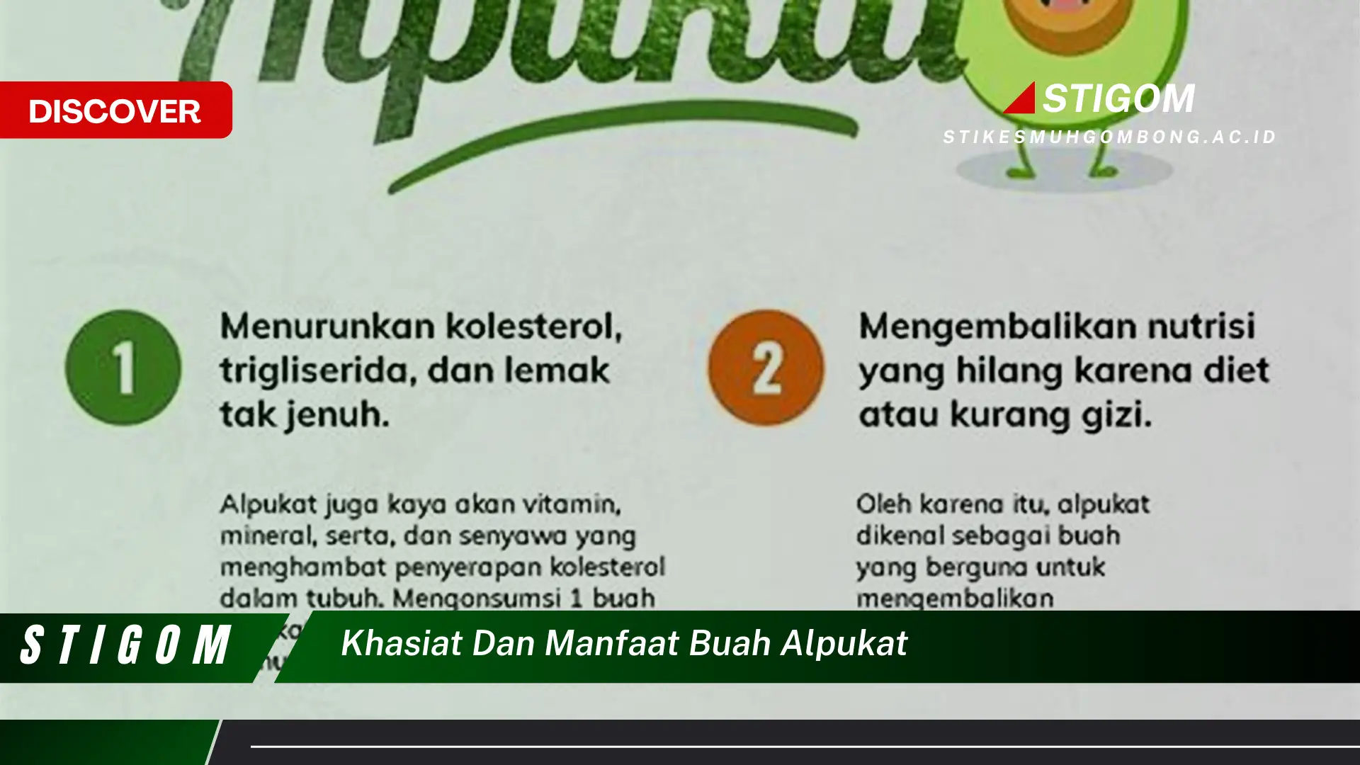 Ketahui Khasiat dan Manfaat Buah Alpukat untuk Kesehatan Anda