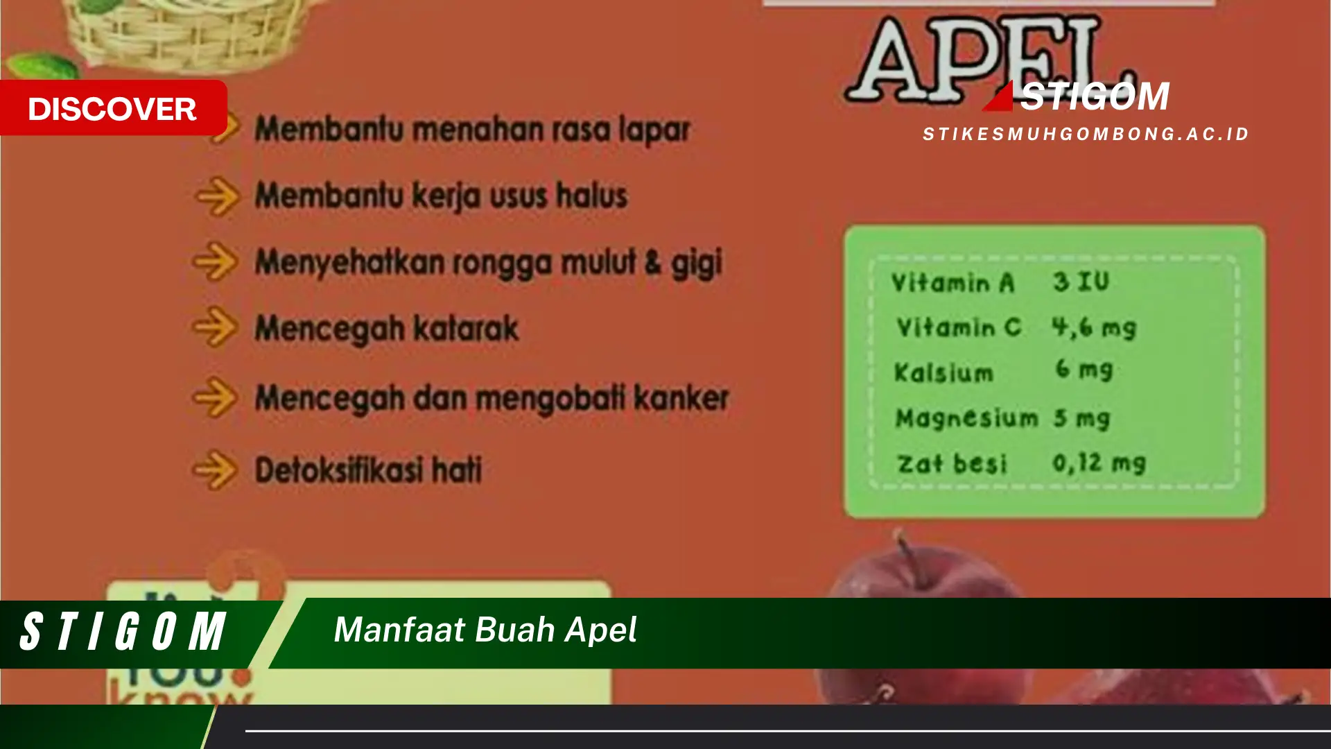 Ketahui 8 Manfaat Buah Apel untuk Kesehatan Tubuh Anda