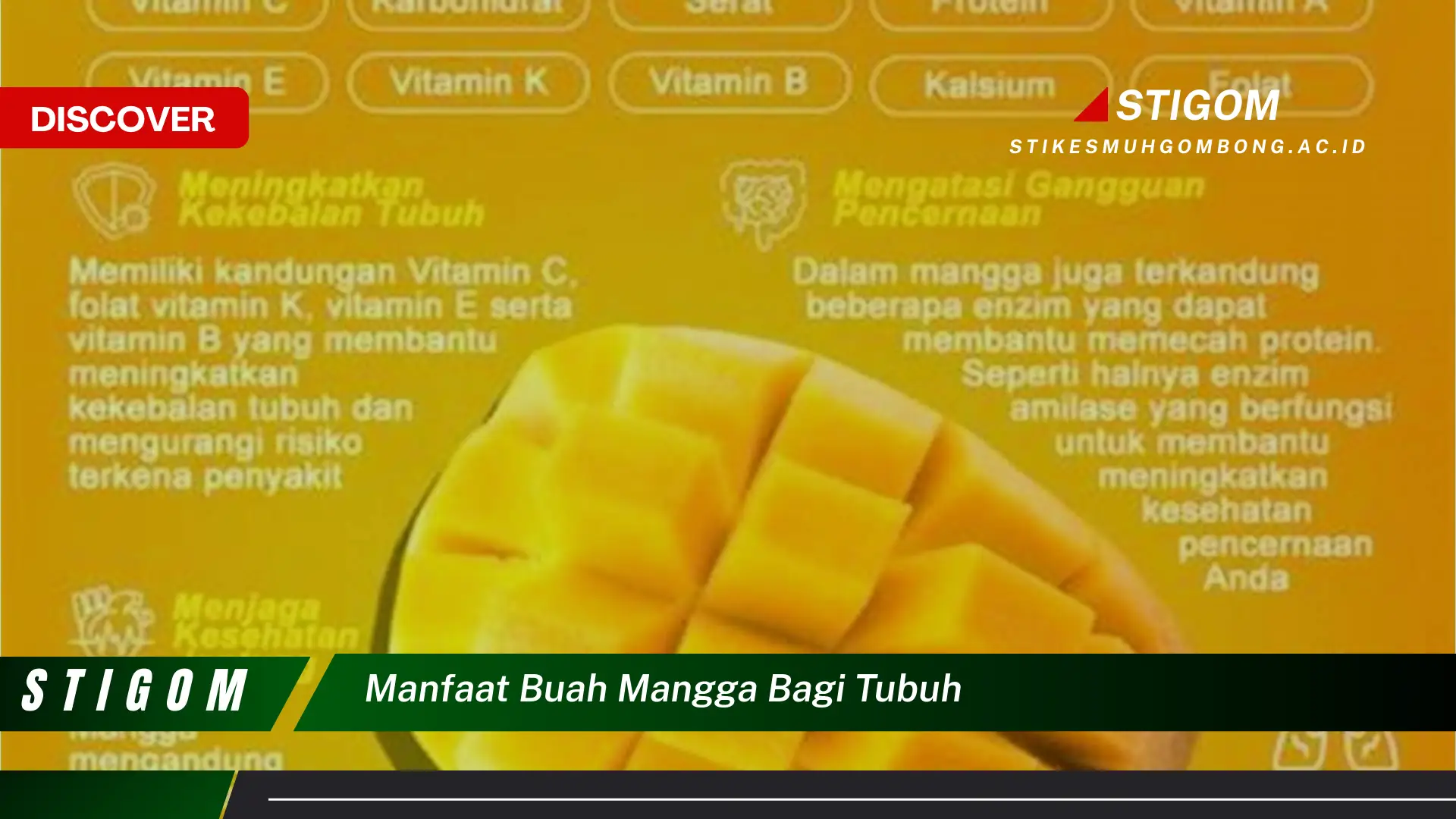 Ketahui 8 Manfaat Buah Mangga Bagi Tubuh, Meningkatkan Kesehatan dan Daya Tahan Tubuh Anda