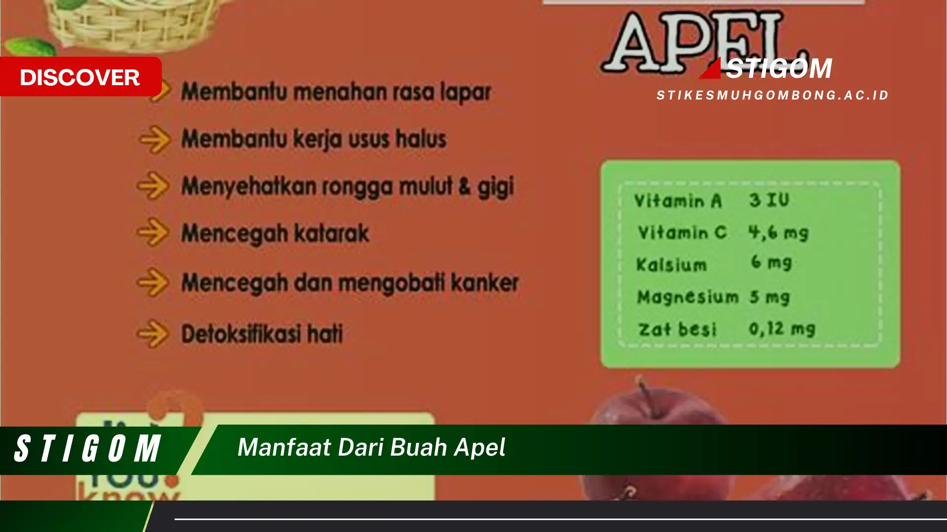 Ketahui 8 Manfaat Buah Apel untuk Kesehatan Tubuh Anda Secara Keseluruhan