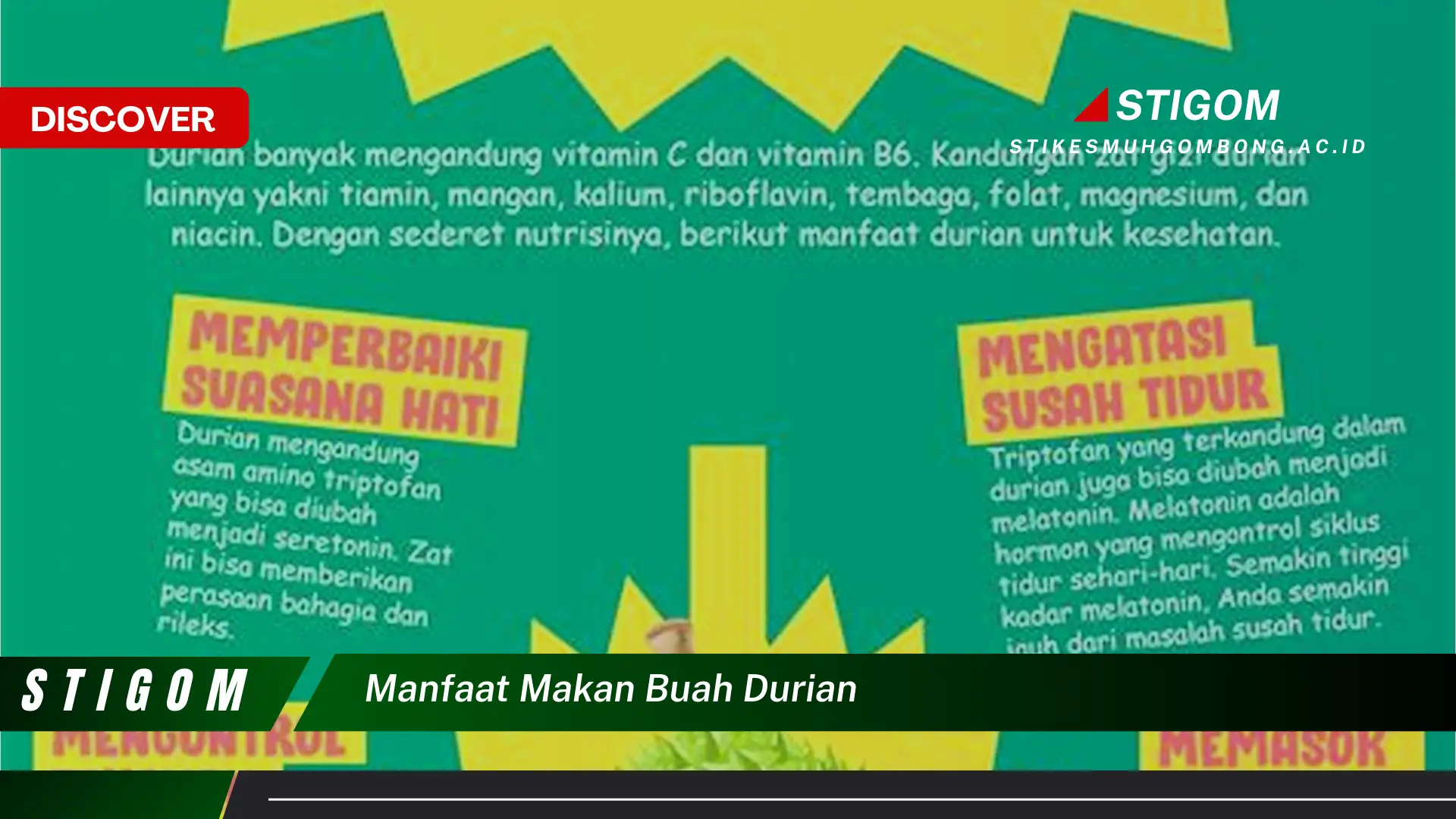 Ketahui 8 Manfaat Makan Buah Durian untuk Kesehatan Anda