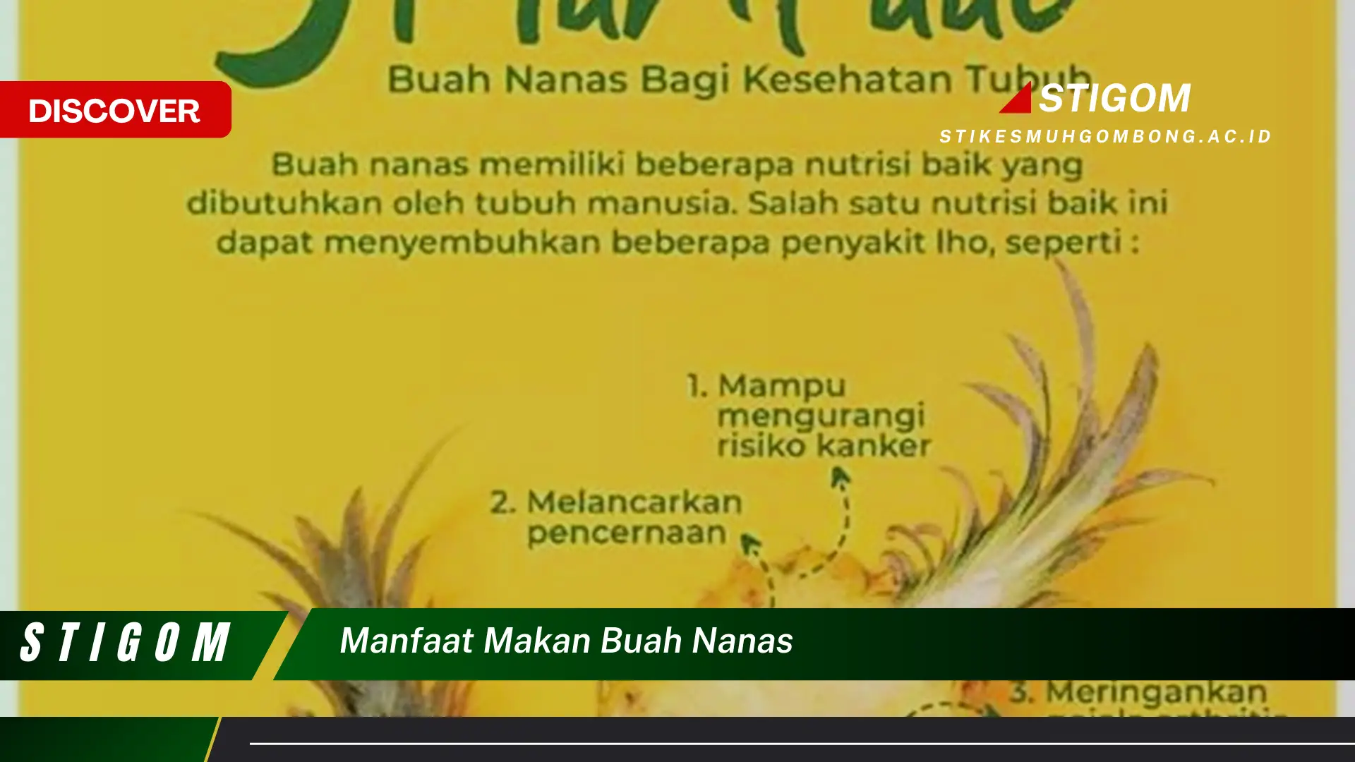 Ketahui 9 Manfaat Makan Buah Nanas untuk Kesehatan Tubuh Anda